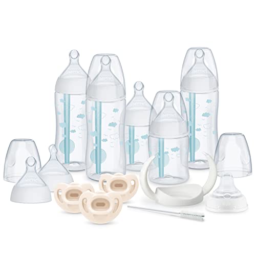Photo 1 of NUK Smooth Flow Pro Anti Colic Baby Bottle, Pacifier & Cup Newborn Gift Set
