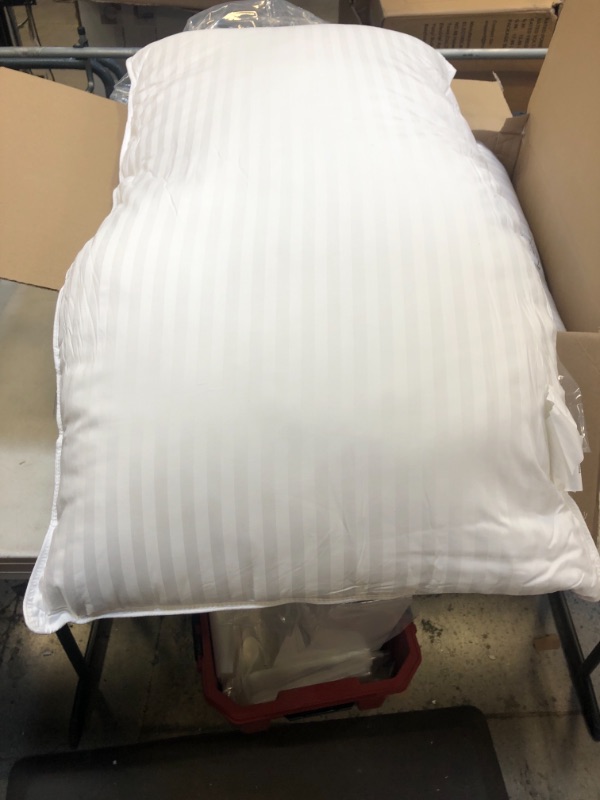 Photo 2 of Beckham Hotel Collection Bed Pillows King Size Set of 2 - Down Alternative Bedding Gel Cooling Big Pillow for Back, Stomach or Side Sleepers