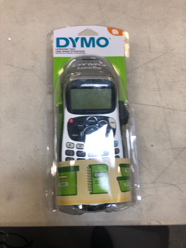 Photo 2 of DYMO Label Maker with 3 Bonus Labeling Tapes, LetraTag 100H Handheld Label Maker & LT Label Tapes, Easy-to-Use, Great for Home & Office Organization Machine Only Maker