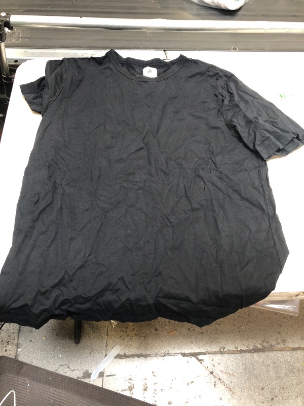 Photo 1 of Amazon Aware Men's Organic Cotton Crew Short-Sleeve T-Shirt Large Black