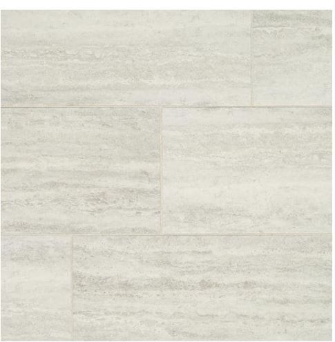 Photo 1 of 13 MARAZZI Stonehollow Mist 12 in. x 24 in. Glazed Porcelain Floor and Wall Tile (15.6 sq. ft. / case) 312 SQ FT TOTAL 
