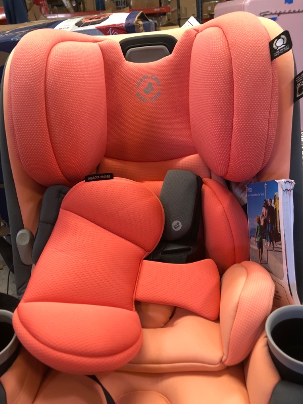 Photo 4 of Maxi-Cosi Pria All-in-One Convertible Car Seat, Peach Amber
