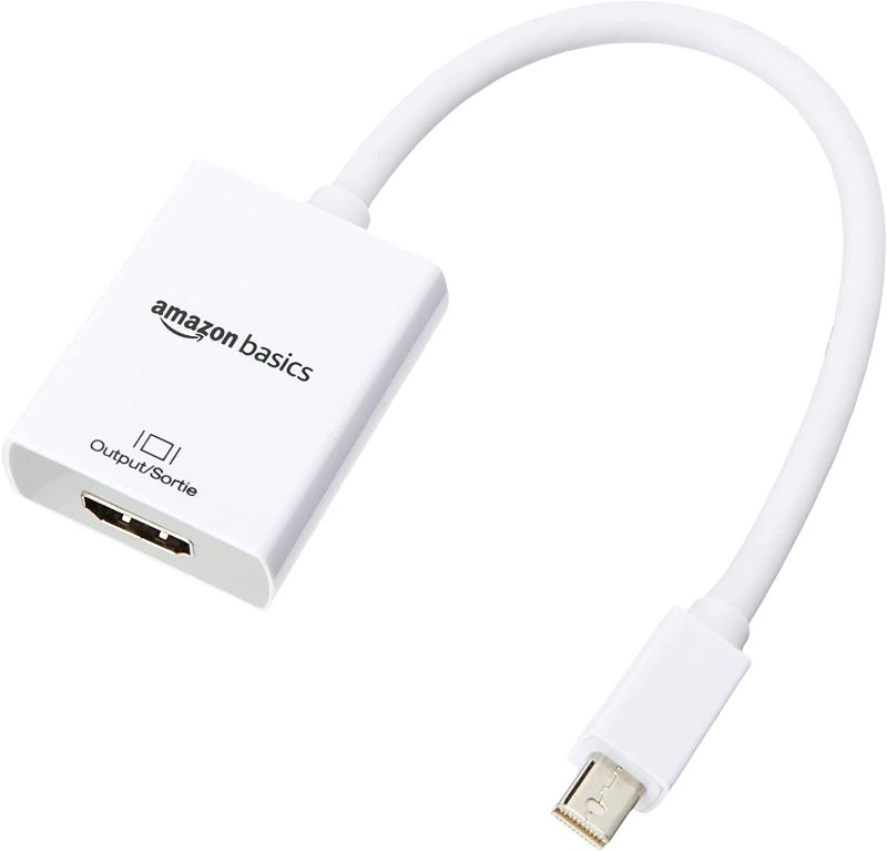 Photo 1 of Amazon Basics Mini DisplayPort to HDMI Adapter
2 PACK 