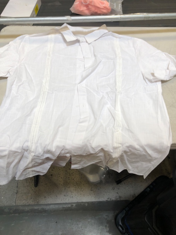 Photo 1 of white shirt for men short sleeves