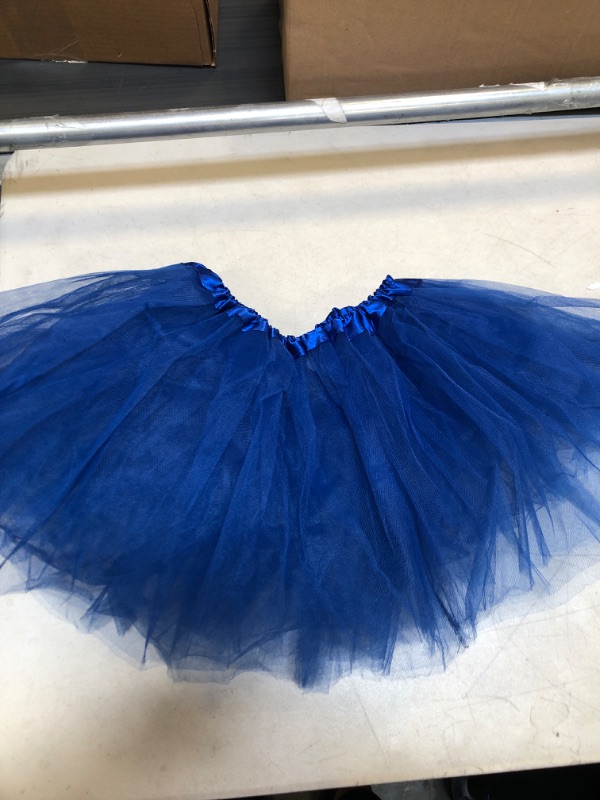 Photo 1 of mscan Tutu with Elastic Waistline Children Ballet Princess Costume Party, Blue, One Size