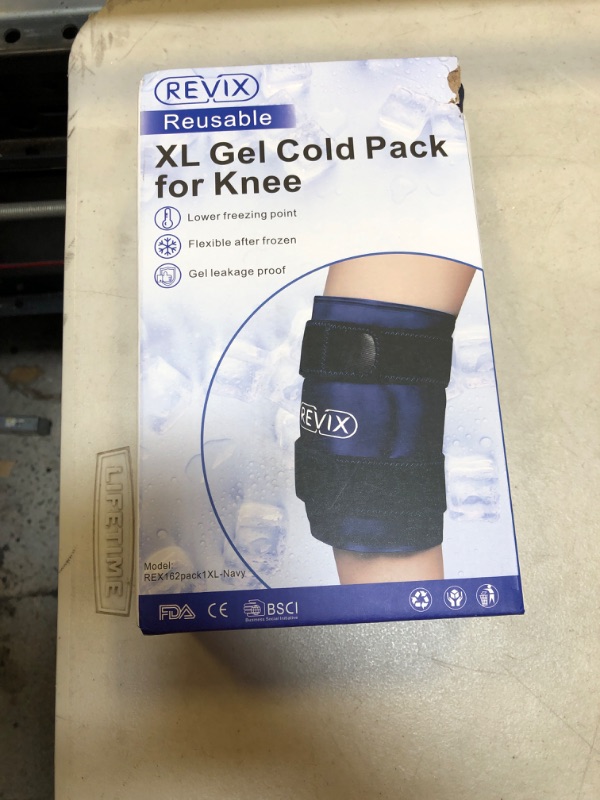 REVIX XL Knee Ice Pack Wrap Around Entire Knee After Surgery, Gel Ice ...