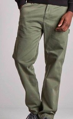 Photo 1 of CARHARTT WIP GREEN STONE PANTS 
31X 34 INCH 