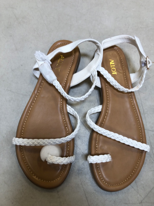 Photo 1 of ALLOTWomen's Braided Flat Sandals Fashion Flip Flop Shoes SIZE 8