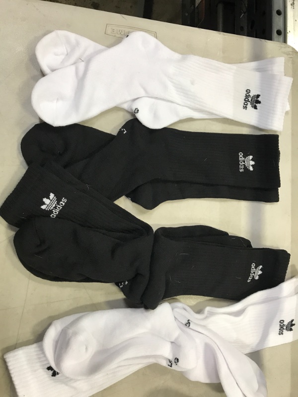 Photo 2 of adidas Men's 6-Pk. Crew Socks (MINOR HAIRS)