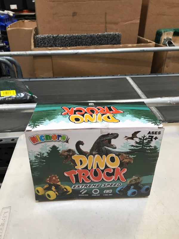 Photo 2 of Dinosaur Toys Boy Toys for Kids 3-5 Year Old - 4 Pack Dinosaur Toys Pull Back Cars for Kids 3-5 5-7 Year Old Boy Gifts for 3 4 5 Year Old