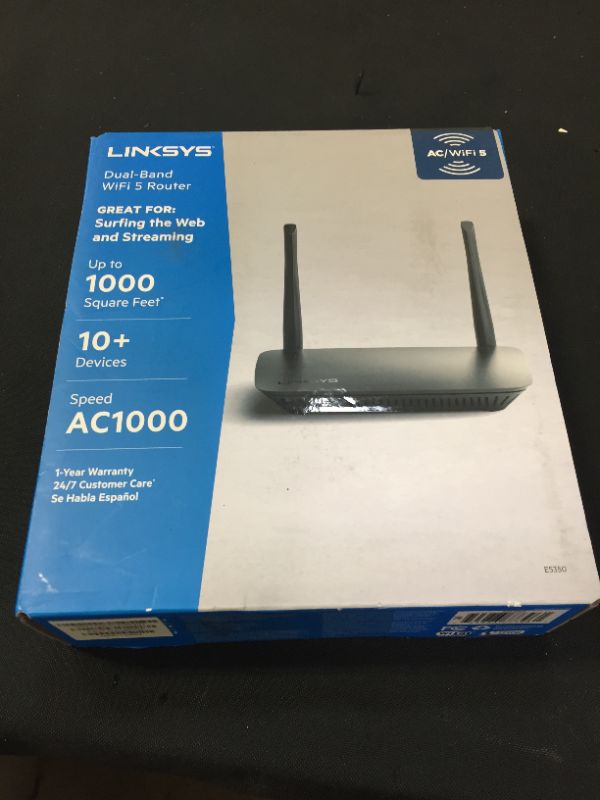 Photo 2 of Linksys - AC1000 Dual-Band Wi-Fi 5 Router
