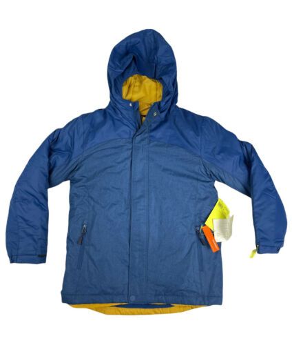 Photo 1 of All In Motion Boys Blue 3 In 1 System Jacket Hooded Wind Water Resistant SMALL