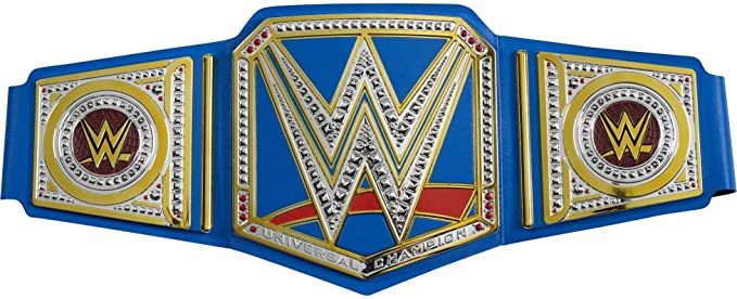 Photo 1 of WWE Championship Title Featuring Authentic Styling, Metallic Medallions, Leather-Like Belt & Adjustable Feature That Fits Waists of Kids 8 and Up
