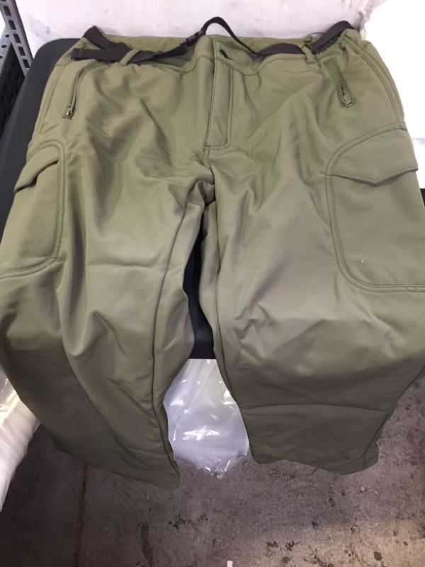 Photo 2 of FREE SOLDIER Men's Outdoor Cargo Hiking Pants with Belt Lightweight Waterproof Quick Dry Tactical Pants Nylon Spandex
