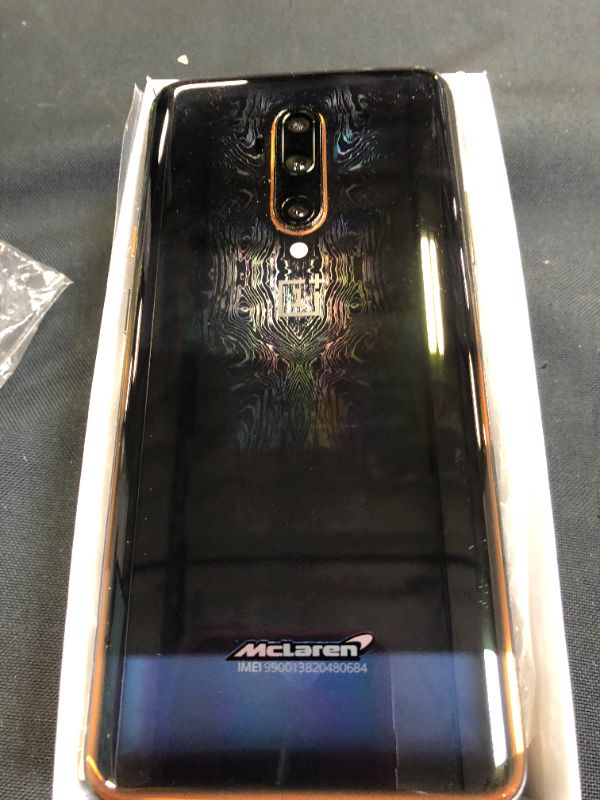 Photo 1 of OnePlus 7T Pro 5G McLaren Edition HD1925, US Model, 12GB RAM 256GB ROM - GSM Unlocked, Refurbished 
