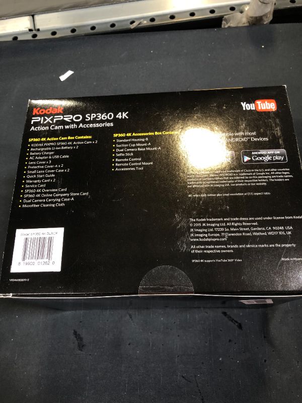 Photo 5 of Kodak PIXPRO SP360 4K Dual Pro Pack VR Camera
