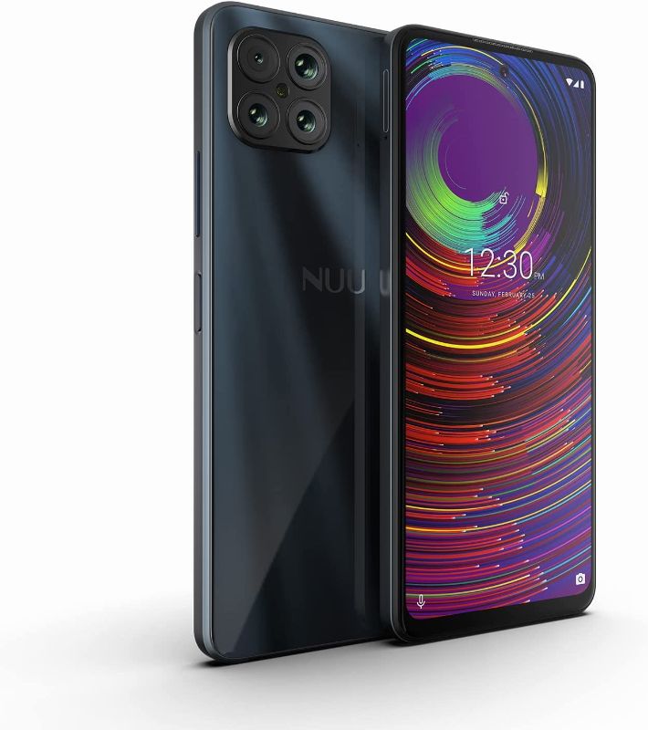 Photo 1 of NUU B15 | 3-Day Battery | 48 MP | Quad-Camera | Unlocked | 6.7" Full HD+ Display | 128GB | 90Hz | 18W Fast Charge | 5000 mAh | Fingerprint | Android 11 | US Warranty | Black | T-Mobile
