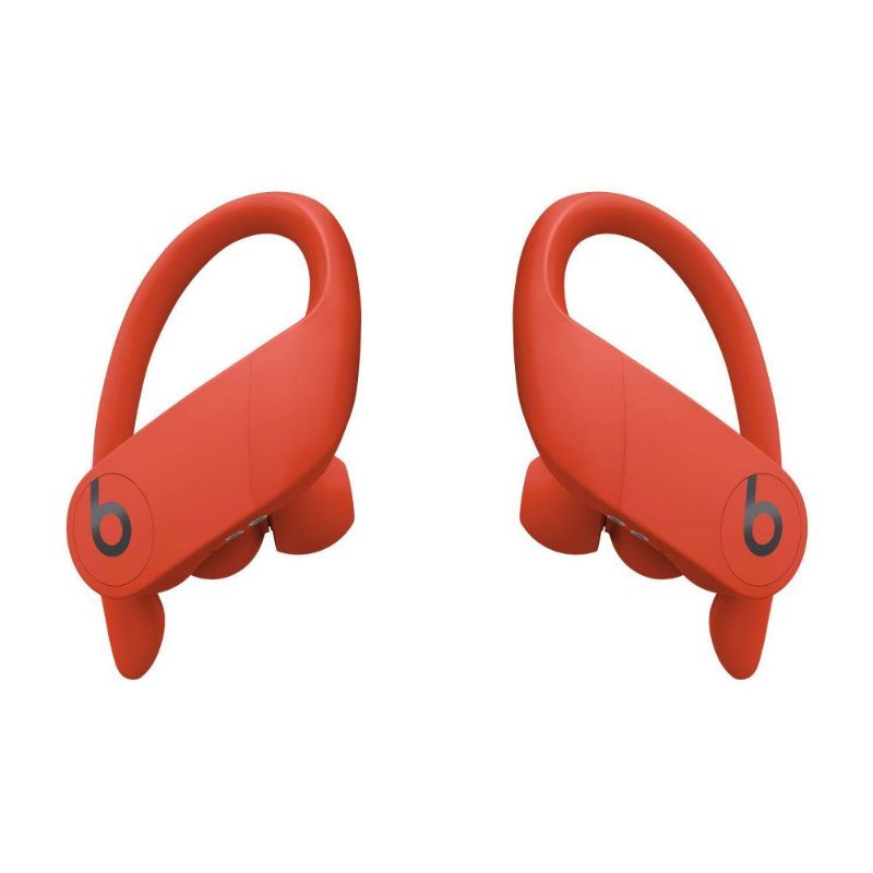 Photo 1 of Powerbeats Pro Wireless Earphones - Apple H1 Headphone Chip, Class 1 Bluetooth, 9 Hours of Listening Time, Sweat Resistant Earbuds, Built-in Microphone - Lava Red