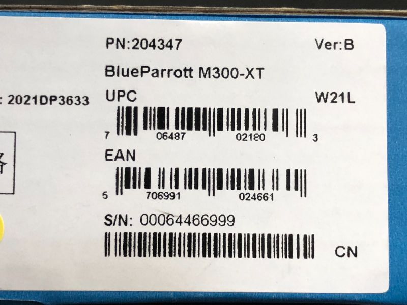 Photo 3 of BlueParrott M300-XT Noise Cancelling Hands-free Mono Bluetooth Headset for Mobile Phones with up to 14 Hours of Talk Time for On-The-Go Mobile Professionals & Drivers
