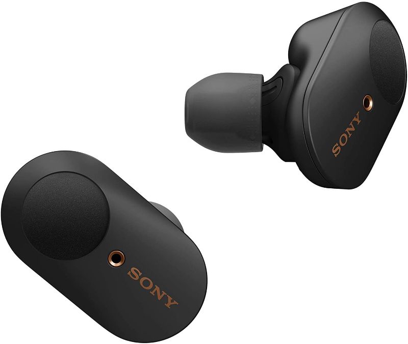 Photo 1 of Sony WF-1000XM3 Industry Leading Noise Canceling Truly Wireless Earbuds Headset/Headphones with AlexaVoice Control And Mic For Phone Call, Black
