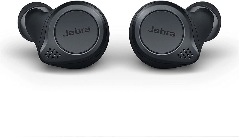 Photo 1 of Jabra Elite Active 75t True Wireless Earbuds with Wireless Charging Enabled Case, Gray

