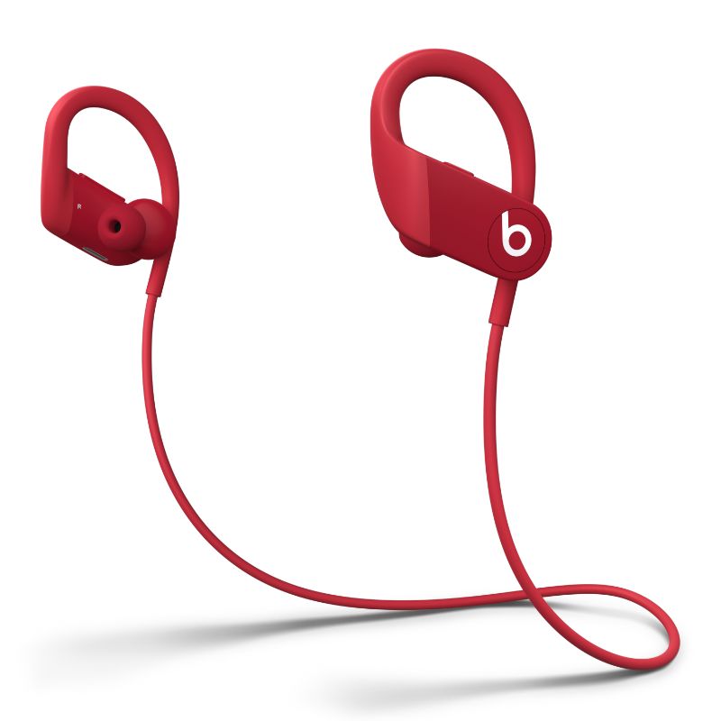 Photo 1 of Powerbeats High-Performance Wireless Earbuds - Apple H1 Headphone Chip, Class 1 Bluetooth Headphones, 15 Hours of Listening Time, Sweat Resistant, Built-in Microphone - Red
