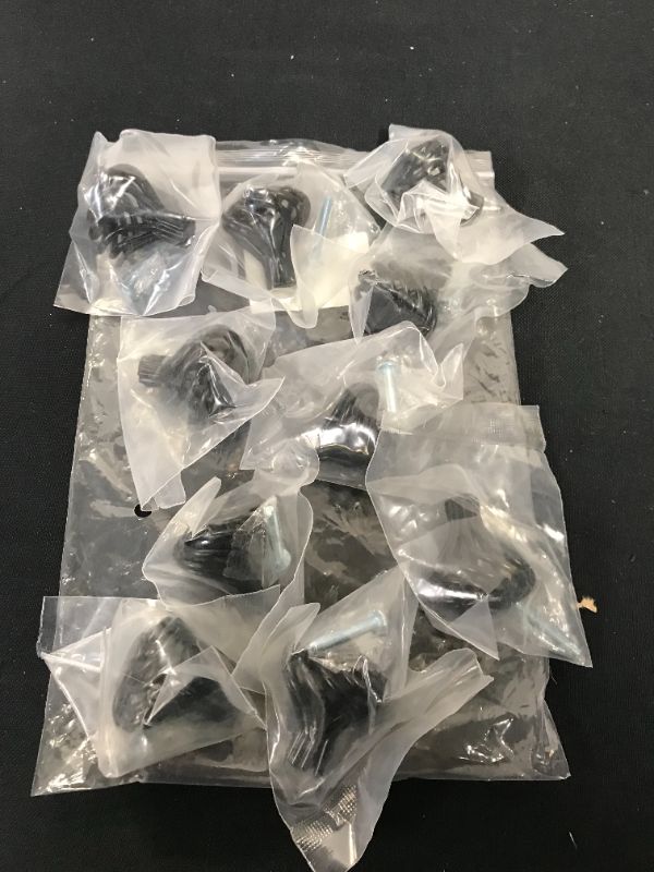 Photo 1 of Birdcage Round Cabinet Knob, 10 Pack, Black
