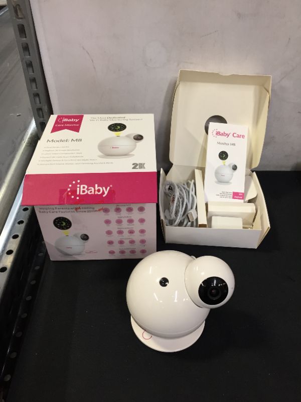 Photo 2 of iBaby Smart WiFi Baby Monitor, 1080P Full HD Camera, Temperature and Humidity Sensors, Motion and Cry Alerts, Moonlight Projector, Remote Pan and Tilt with Smartphone App for Android and iOS
