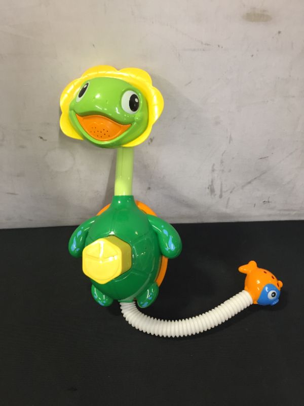 Photo 2 of Little Bado Turtle Baby Bath Toys Spray Bathing Tub Fountain Toys for Kid Hand Shower Floating Bathtub Shower Pool Bathroom Toy for Baby Toddler Infant Kids
