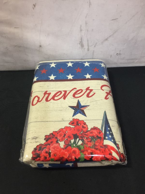 Photo 2 of 4th of July Decorations Pillow Covers 18x18 Set of 4 Independence Day Memorial Pillowcase American Flag Stars Throw Pillow Covers Freedom Patriotic Holiday Pillows Decor for Home Sofa Couch Bed Car
