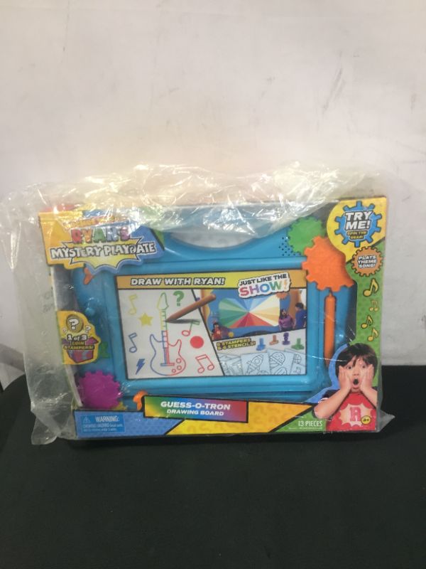 Photo 2 of Just Play Ryan’s Mystery Playdate Guess-O-Tron Drawing Board Kids Toys for Ages 3 up