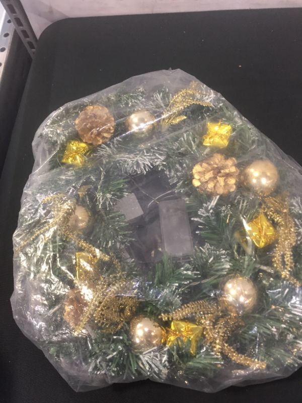 Photo 1 of 18 inch light up gold Christmas décor 