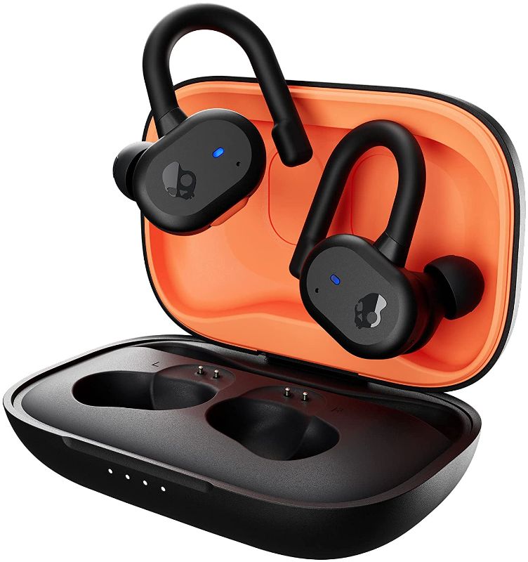 Photo 1 of Skullcandy Push Active True Wireless In-Ear Earbud - True Black/Orange
