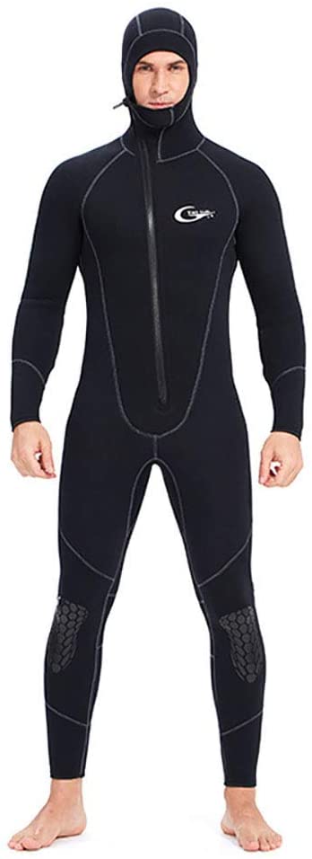 Photo 1 of Wetsuits Men's Ultra Stretch 7Mm Neoprene Wetsuit, Winter Warm Front Zip Full Body Diving Suit for Snorkeling Scuba Diving Swimming Surfing