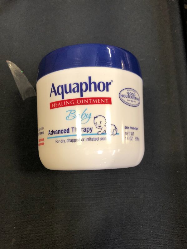 Photo 2 of Aquaphor Baby Healing Ointment Advanced Therapy Skin Protectant, Dry Skin and Diaper Rash Ointment, 14 Oz Jar

