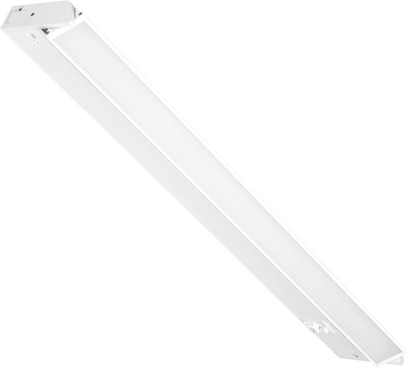 Photo 1 of 24 Inch Led Under Cabinet Light Hardwired, 14 Watt Dimmable Linkable Undercabinet Lighting Plug in, 3000K/4000K/5000K Selectable Under Counter Lights for Kitchen, ETL Listed and Energy Star (White)
