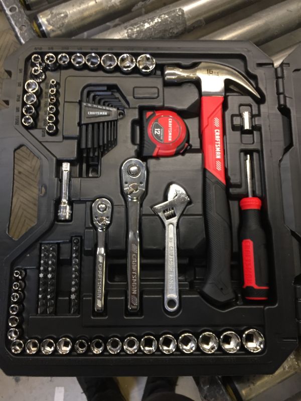 Photo 3 of Craftsman Home Tool Kit / Mechanics Tools Kit 102-Piece (cmmt99448)