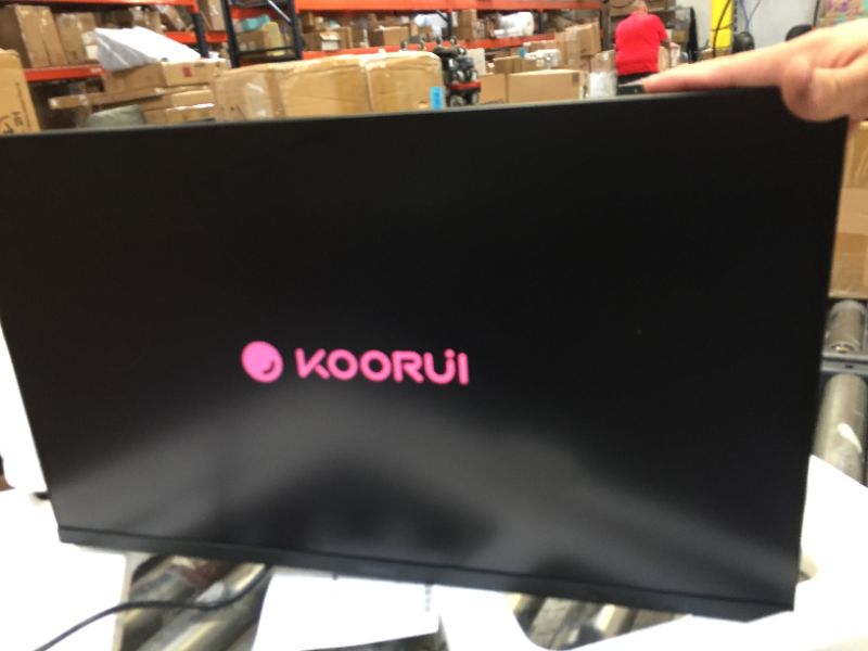 Photo 2 of KOORUI 27 Inch QHD Gaming Monitor 144 Hz, VA, 1ms, DCI-P3 90% Color Gamut, FreeSync G-Sync Compatible, (2560x1440, HDMI, DisplayPort) Black 27inch/144HZ/QHD/VA