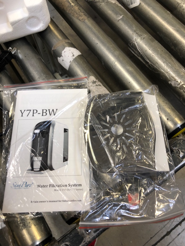 Photo 5 of SimPure Y7P-BW UV Countertop Reverse Osmosis Water Filtration Purification System, 4 Stage RO Water Filter, Bottleless Water Dispenser, 4: 1 Pure to Drain, BPA Free (No Installation Required)
