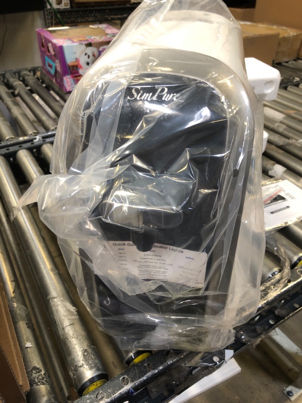 Photo 3 of SimPure Y7P-BW UV Countertop Reverse Osmosis Water Filtration Purification System, 4 Stage RO Water Filter, Bottleless Water Dispenser, 4: 1 Pure to Drain, BPA Free (No Installation Required)