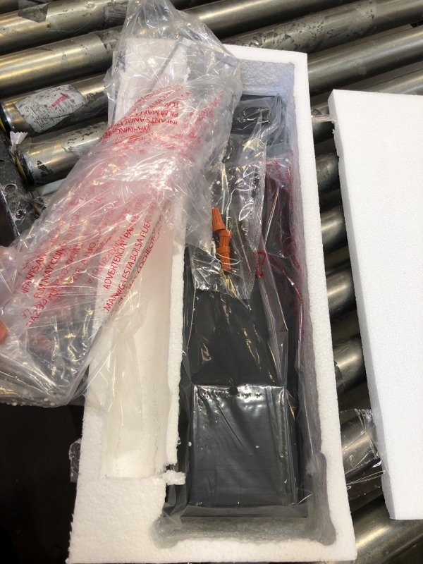 Photo 1 of ASD LED Wall Mount Light Fixture | Crystal Bubble Glass Sconce Lighting | 18" 11.5W (120V) 500Lm 3000K/4000K/5000K Adjustable | Outdoor & Indoor Lamp, Dimmable, Waterproof, ETL Listed | Black 18 inch 1 Pack