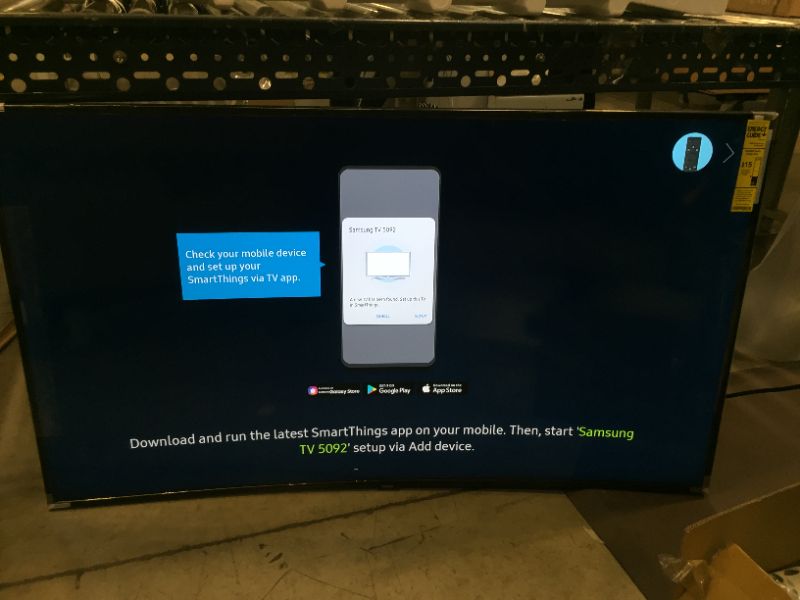 Photo 2 of 55" Class TU8300 Curved LED 4K UHD Smart Tizen TV - -  OPENED FOR PROCSESSING 