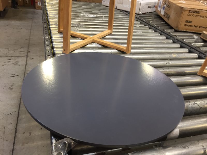 Photo 2 of  Round Dining Table With Grey TOP WOODEN -  no hardware