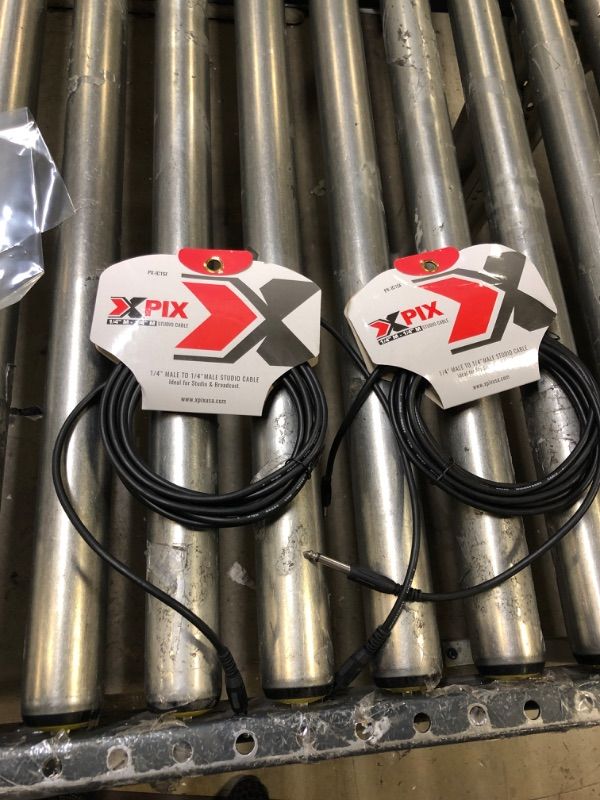 Photo 2 of Xpix Balanced Interconnect, 1/4 inch TRS to Same, 15 ft 2 packs