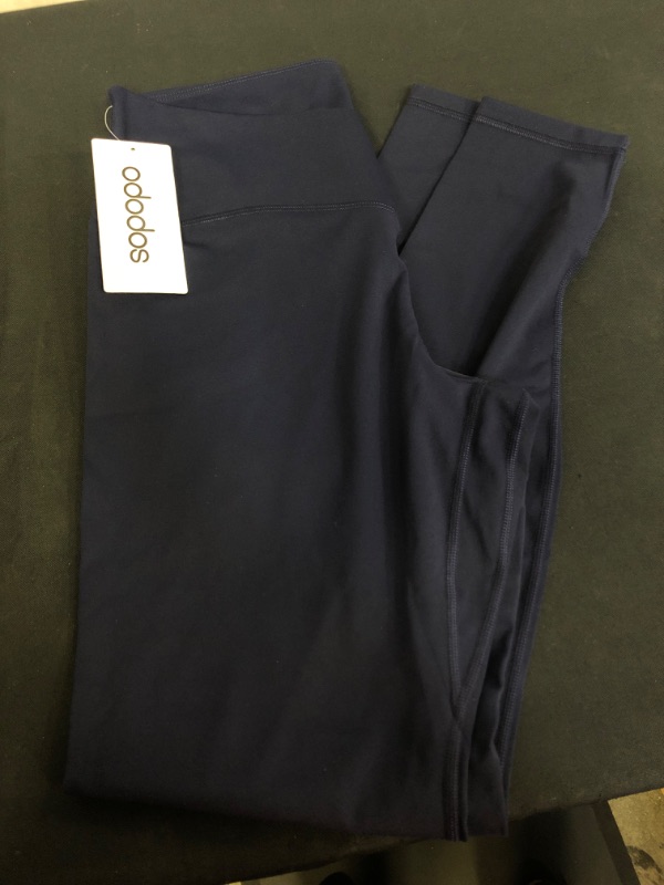 Photo 2 of WOMENS NAVY YOGA PANTS, LEGGINGS, SIZE L