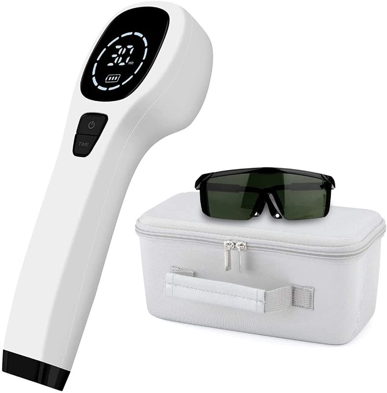 Photo 1 of Red Light Therapy Device for Pain Relief, Joint and Muscle Pain Reliever, Infrared Light with 650nm and 808nm (Two*808nm) (White)
