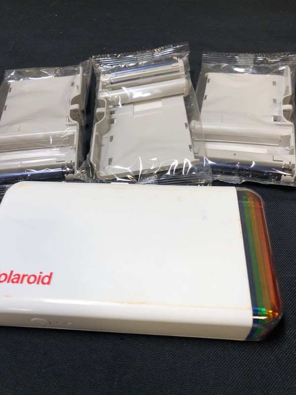 Photo 3 of Polaroid Hi-Print - Bluetooth Connected 2x3 Pocket Phone Photo Printer with 2 Polaroid Hi·Print 2x3 Paper Cartridges (30 Sheets) Buy as is