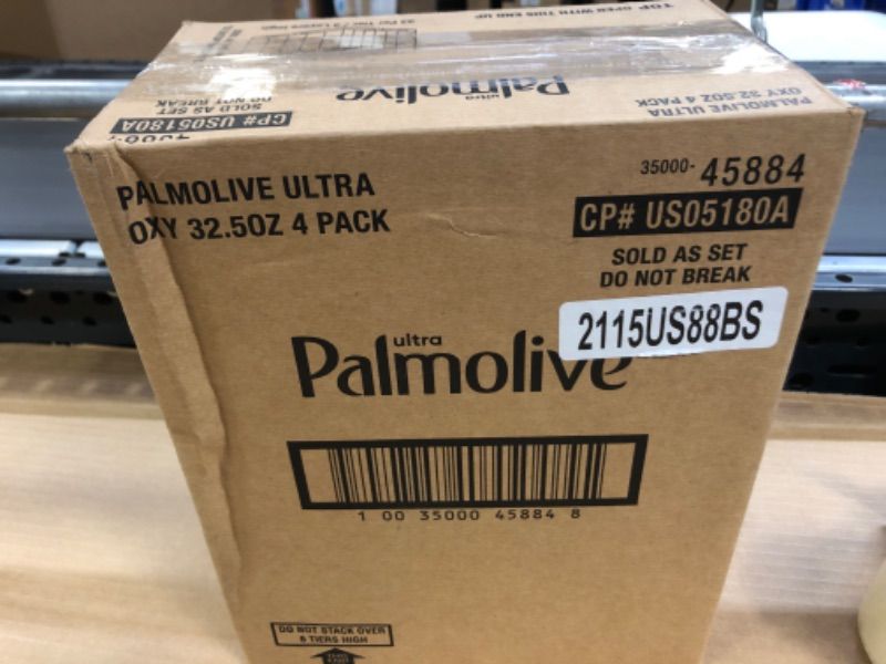Photo 1 of 4pcs----Palmolive Ultra Dish Soap Oxy Power Degreaser 32.5 Fl Oz 
