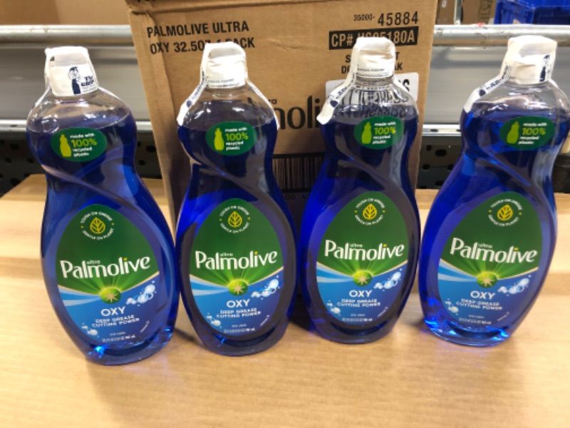Photo 1 of 4pcs----Palmolive Ultra Dish Soap Oxy Power Degreaser 32.5 Fl Oz 
