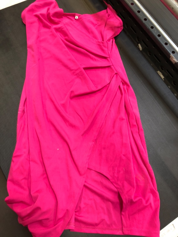 Photo 1 of Size   XL---Slim Dress Hot Pink